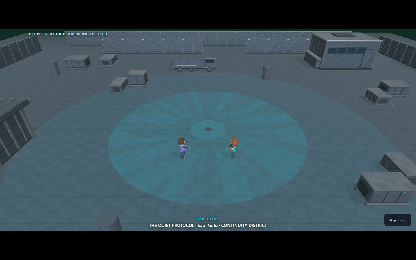 FaultLine opening mission scene