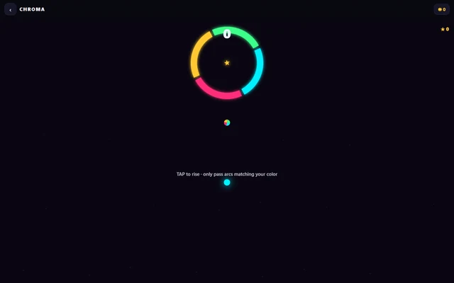 Chroma game screen