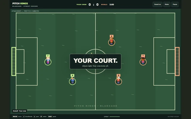 Pitch Kings game screen