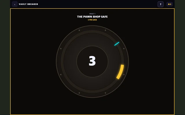 Vault Breaker game screen